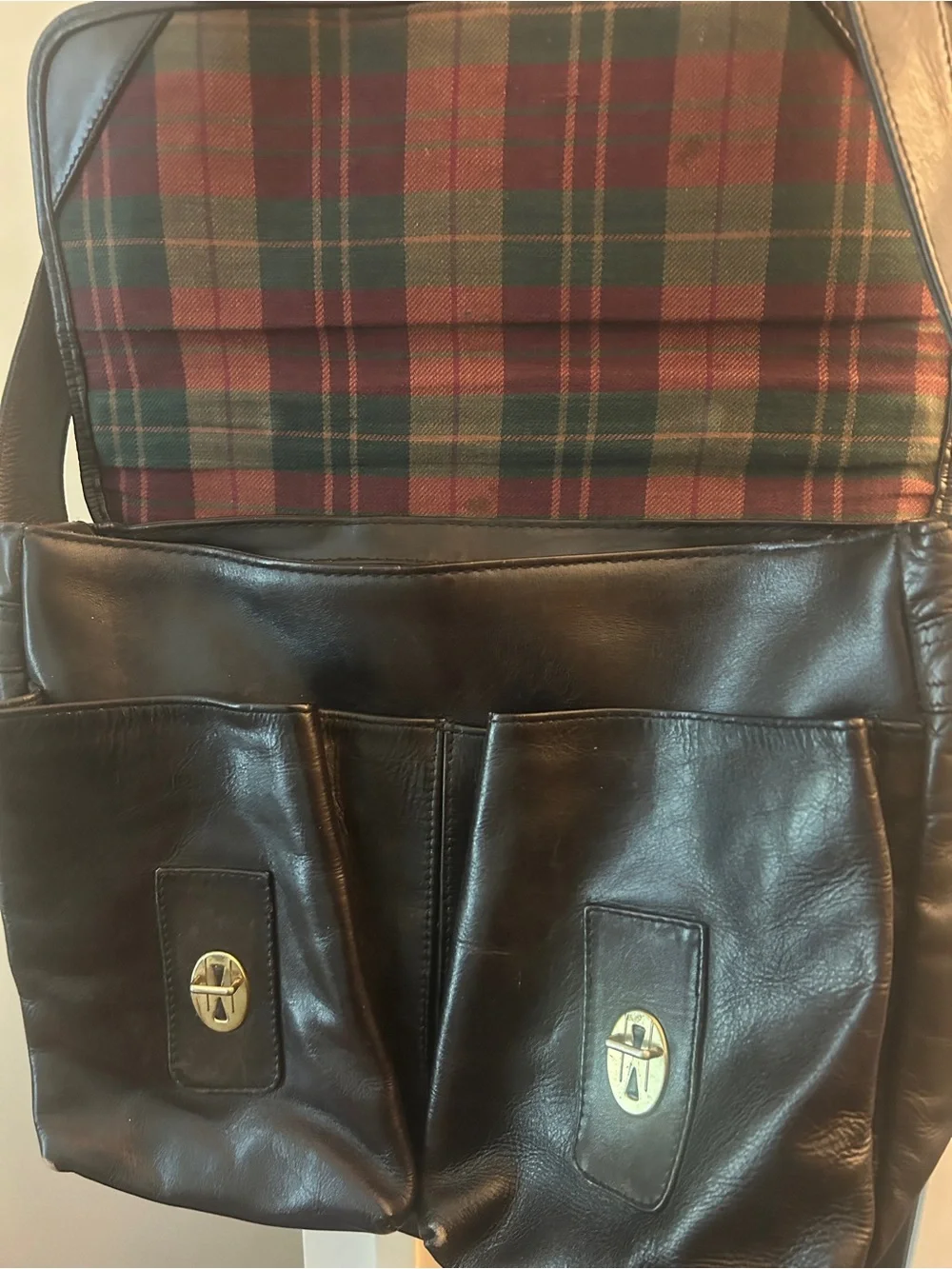 Wilsons Vintage Leather Messenger Bag